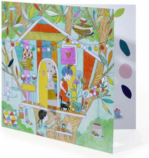 Radošas ilustrētas ainas