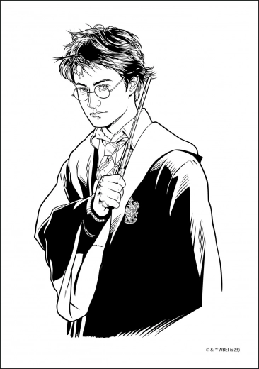 Smalka līniju grafika krāsošanai