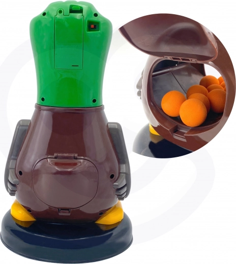 Vienkārša bumbiņu glabāšana pīles korpusā