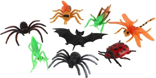 Krāsains un daudzveidīgs kukaiņu komplekts