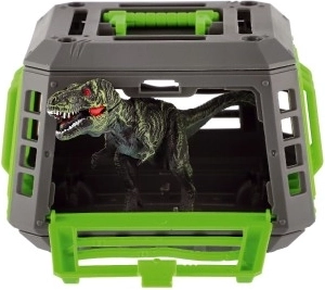 Dinozaurs droši ievietots un gatavs spēlei