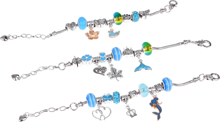 Izveidojiet trīs oriģinālas aproces