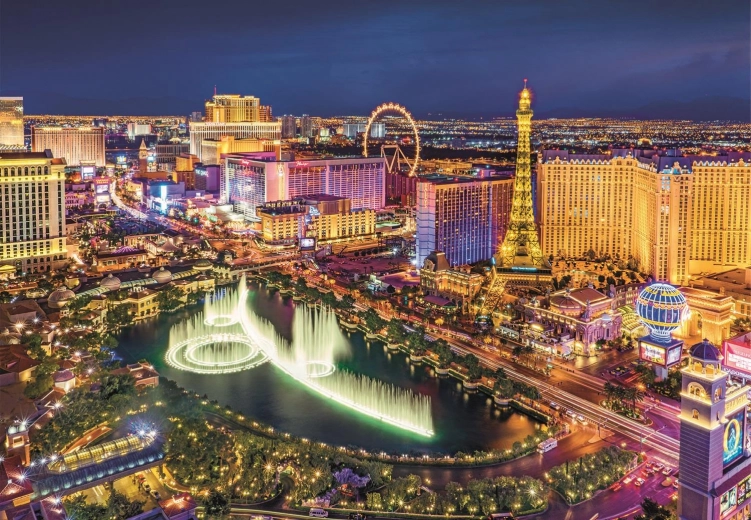 Satriecošs Lasvegasas nakts detaļas