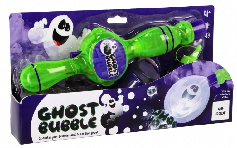 Dūmu burbuļi, kas izskatās kā spoks