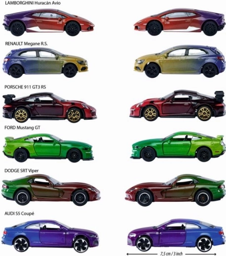 Seši ikoniski modeļi dažādās krāsās