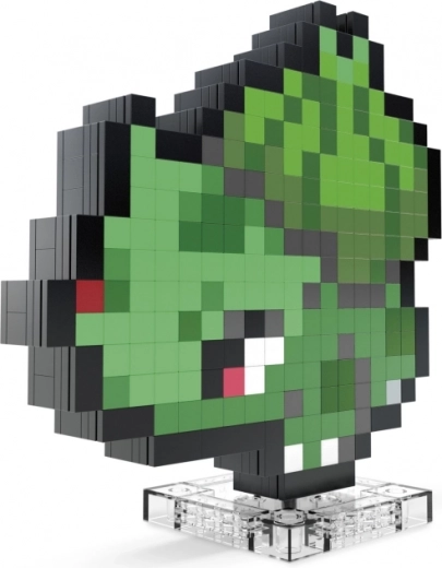 Pikseļu figūriņa BULBASAUR ar retro izskatu