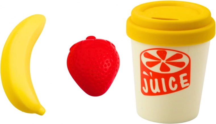 Krāsaini augļi un krūzīte