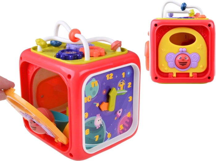 Pulkstenis, stūre un formu šķirotājs