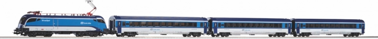 Detalizēts ČD railjet modelis ar apgaismojumu