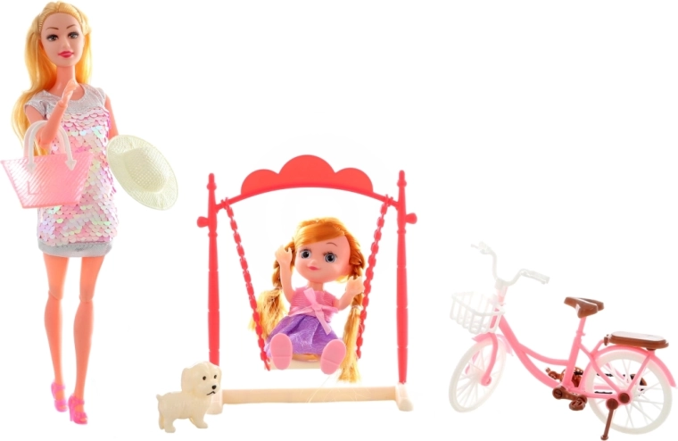 Šūpoles, sunītis un aksesuāri