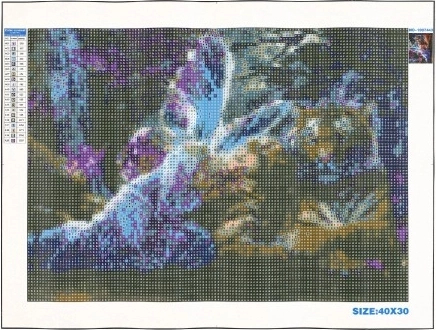 Iepriekš drukāts audekls ar leģendu