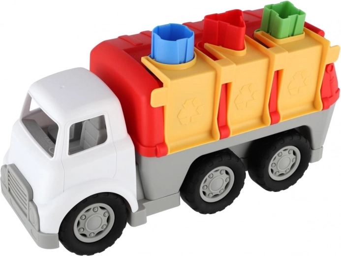 Pārstrādes konteineri un atveramas nodalījumu durtiņas