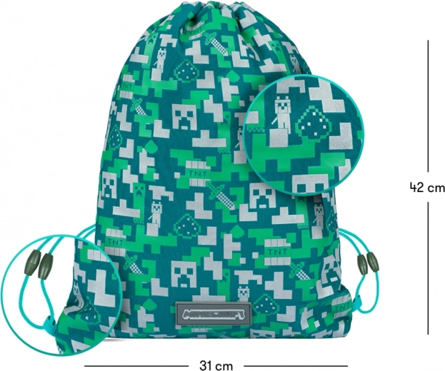 Practical drawstring bag for shoes or PE kit