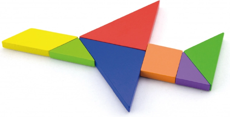 Izturīgi koka gabaliņi spilgtās krāsās