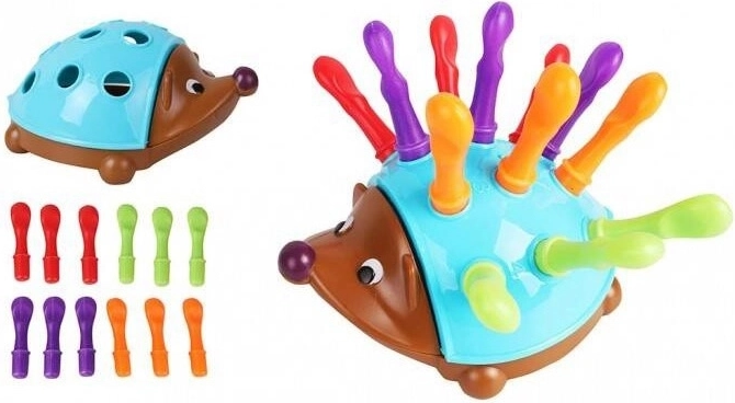 Viegla visu detaļu glabāšana ezīša vēderā