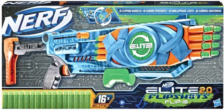 Half pull: fire one. Full pull: launch two