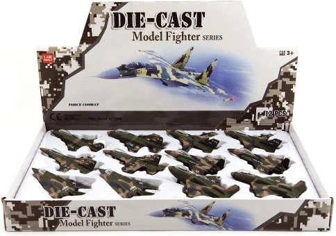 Komplekts ar 12 reālistiskām iznīcinātājlidmašīnām