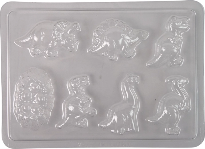 Detailed dinosaur molds