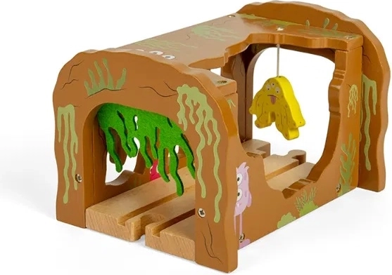A spooky tunnel that brings any wooden railway to life