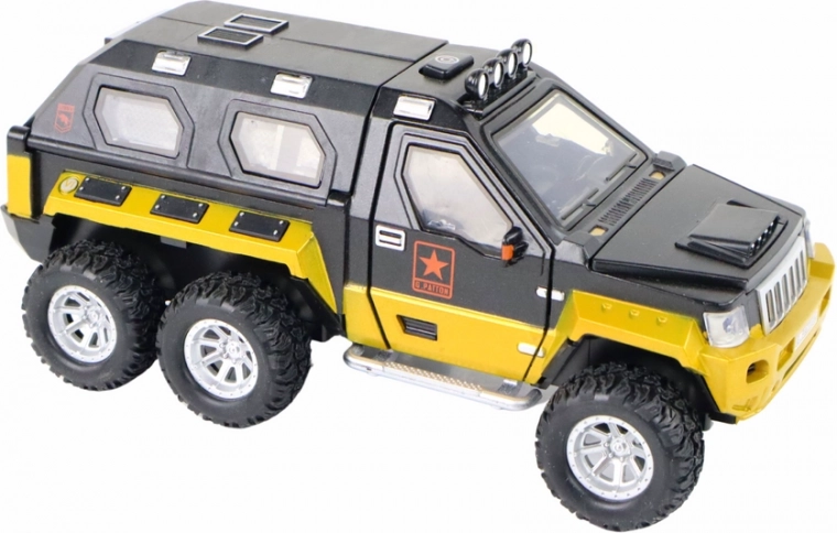 Robust off-road construction and rubber wheels