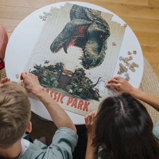 Ikonisks JURASSIC PARK motīvs