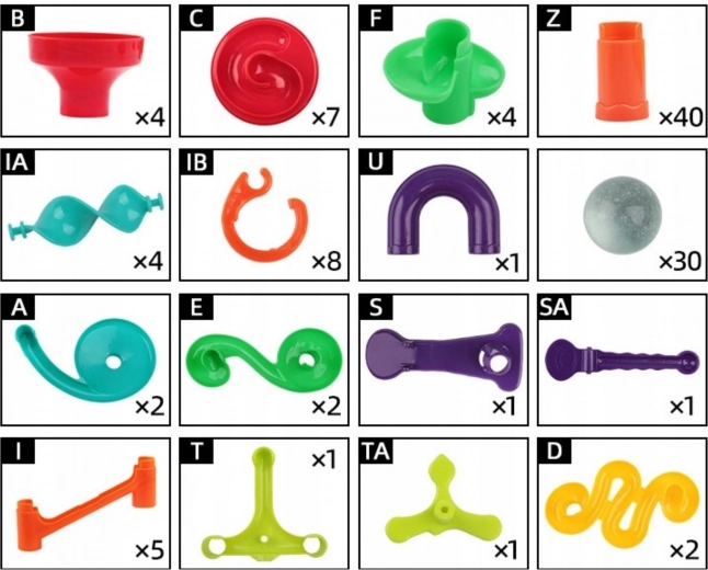 113 detaļas bezgalīgām kombinācijām