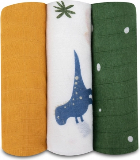 Praktisks 3 gab. komplekts ar rotaļīgiem rakstiem