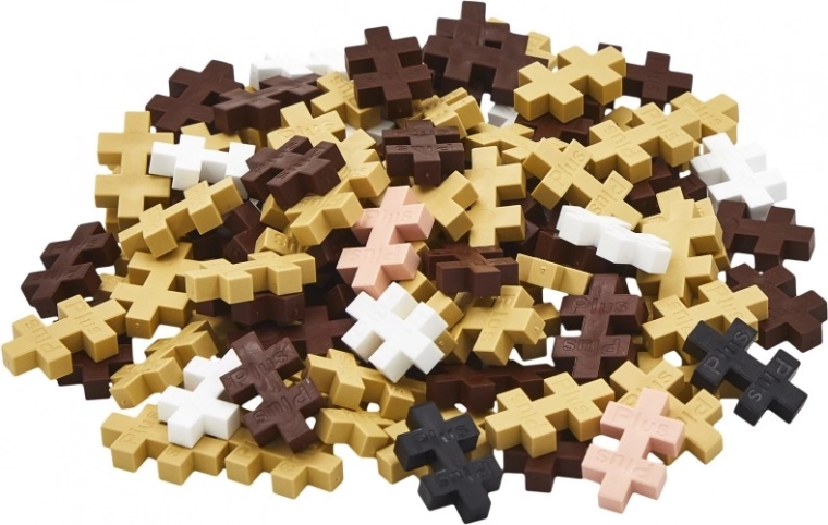Building pieces in a wide range of colors