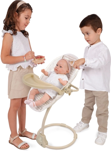 3 vienā: krēsliņš, šūpuļkrēsls un nēsājamā soma