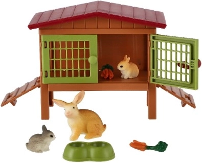 Interaktīva plastmasas trušu kūts