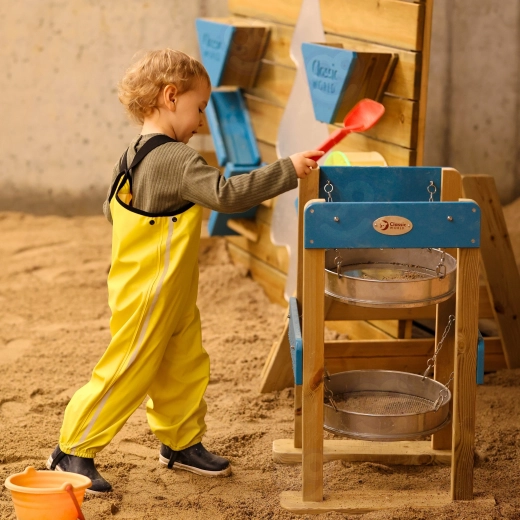 Izturīga koka konstrukcija āra apstākļiem