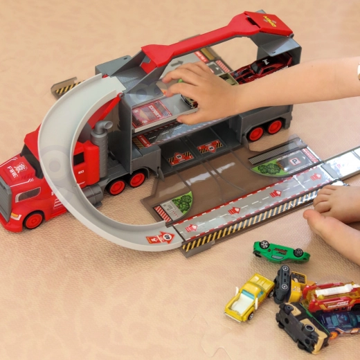 Izvelkama garāža un daudzlīmeņu trase