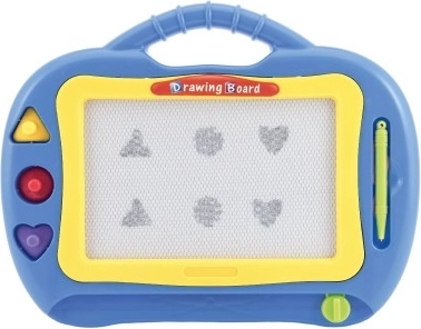 Burvju magnētiska virsma ar dzēšanu vienā vilcienā