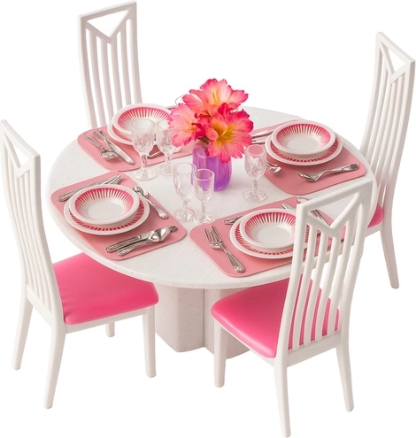 Pilna ēdamistaba 4 lellēm