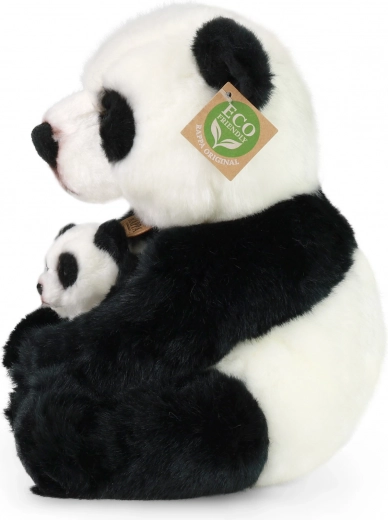 Mīlīgs komplekts: panda ar mazuli