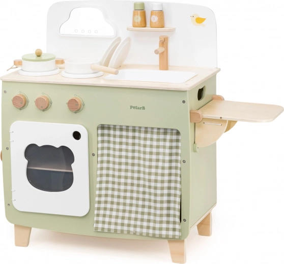 Reālistiska vadība un piederumi kā īstā virtuvē