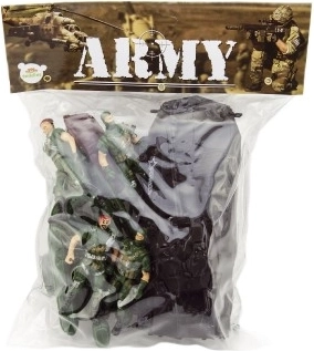 Pilns armijas komplekts praktiskā iepakojumā