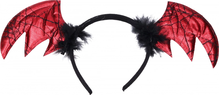 Spīdīgi spārni ar dekoratīvām detaļām