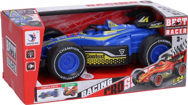 Light and sound effects like on a real racetrack