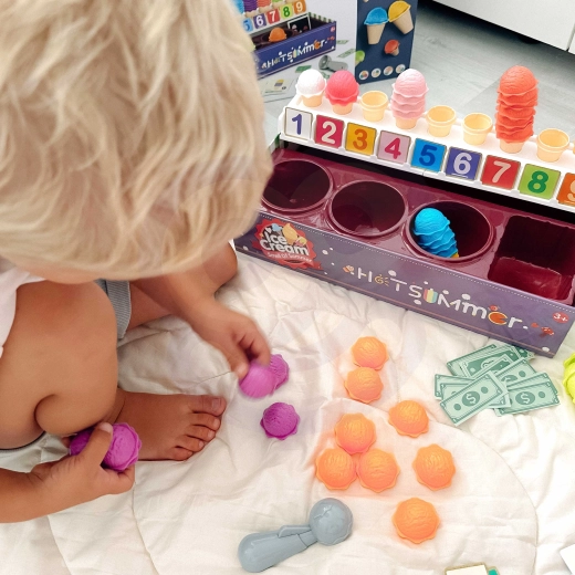 Spēle par saldējumu veikalu