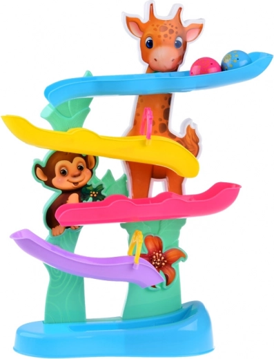 4-level track full of color and movement