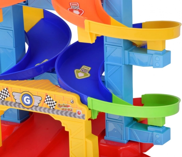 Multi-level spiral ramps