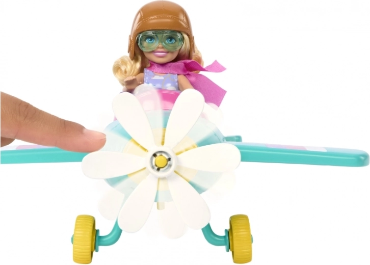 Divvietīga lidmašīna ar zieda formas propelleri