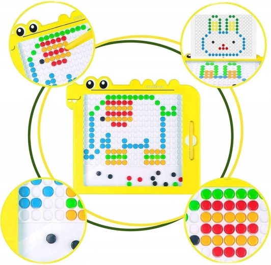 Dinozaura dizains, magnētiskā pildspalva un 20 priekšraksti