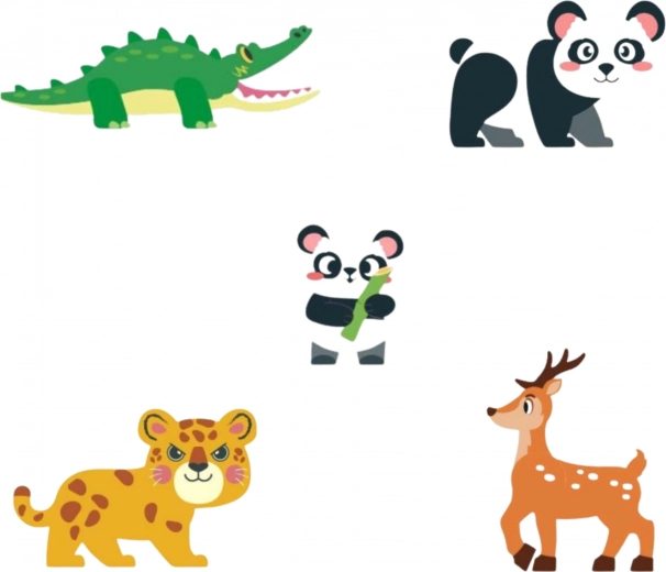 Mīlīgas reto dzīvnieku figūriņas