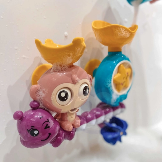 Water mill, caterpillar and star for even more fun