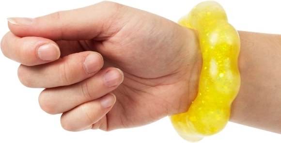 Elastīgs materiāls patīkamai spiešanai