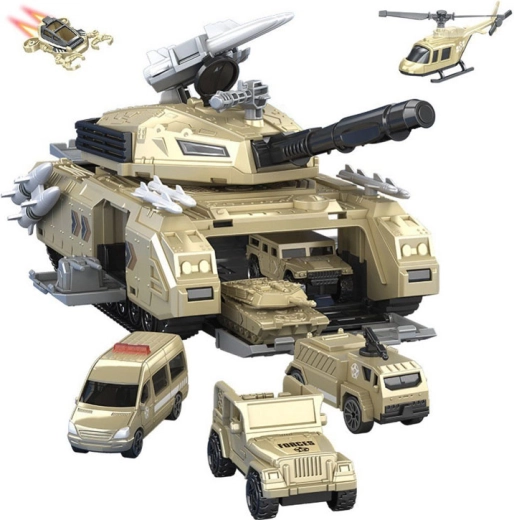 Tanks ar garāžu un atveramiem nodalījumiem