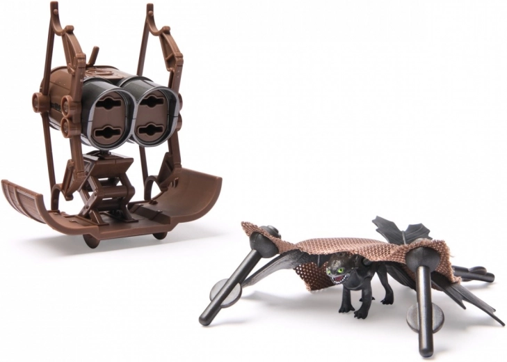 Action catapult with net