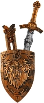 Stilīgs vairogs ar lauvas zīmi